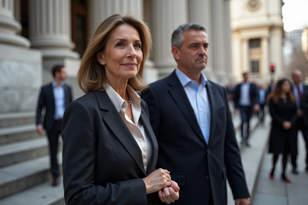 Femme politique lors d